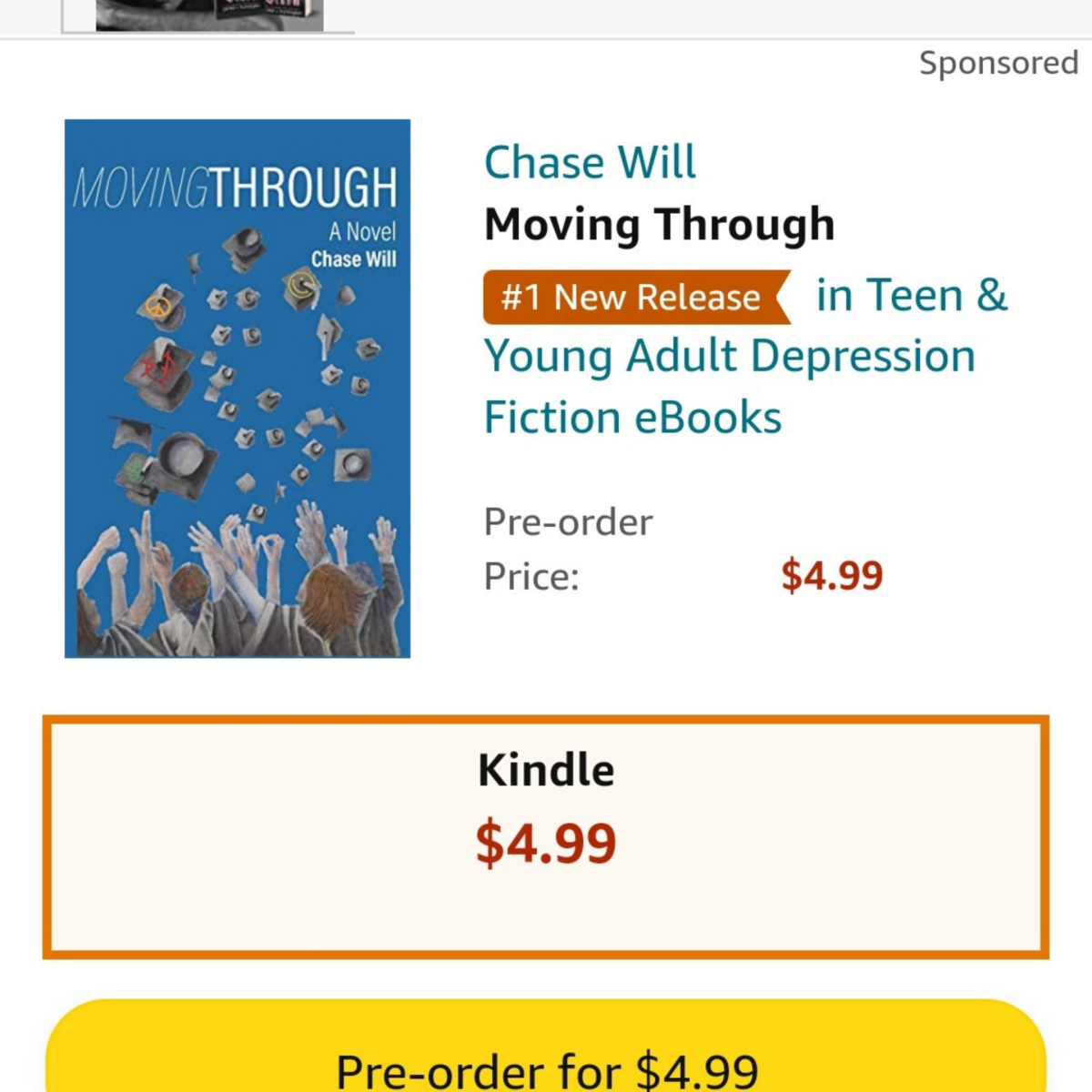 “Moving Through” is #1 in Pre-orders!